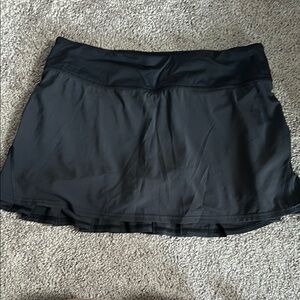 Lululemon Black Athletic Skort with grippy legs